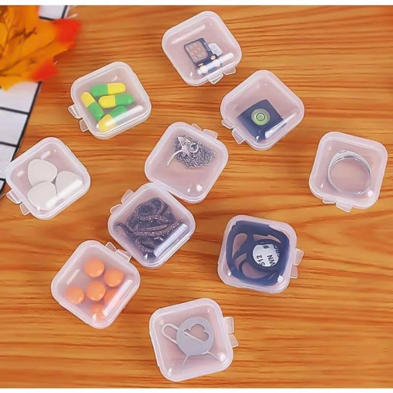 Product image KAHASIL - Kotak Box Mini Kecil Tempat Perhiasan Anting Memory Card Earplug Plastik Serbaguna KMJ135 all variant all variant